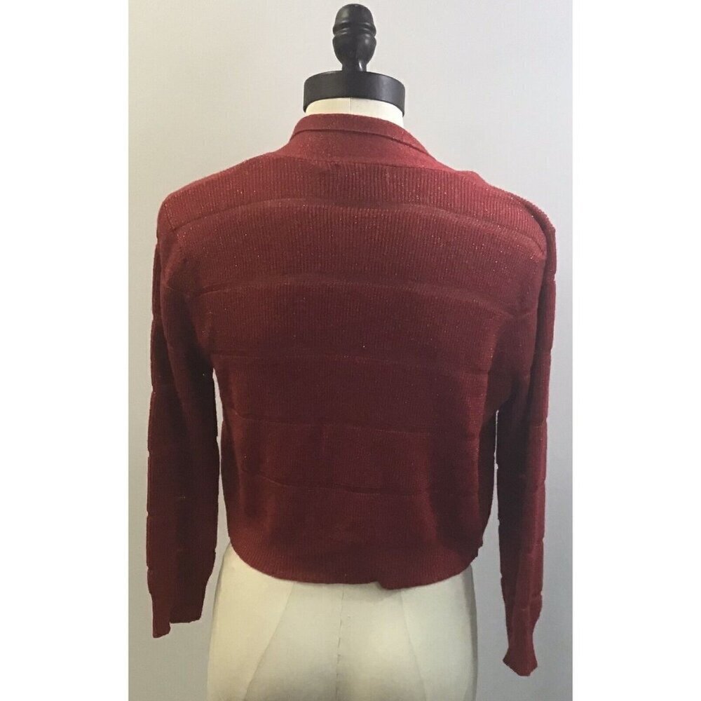 Womans Calvin Klein size M Red Sweater - Picture 2 of 2